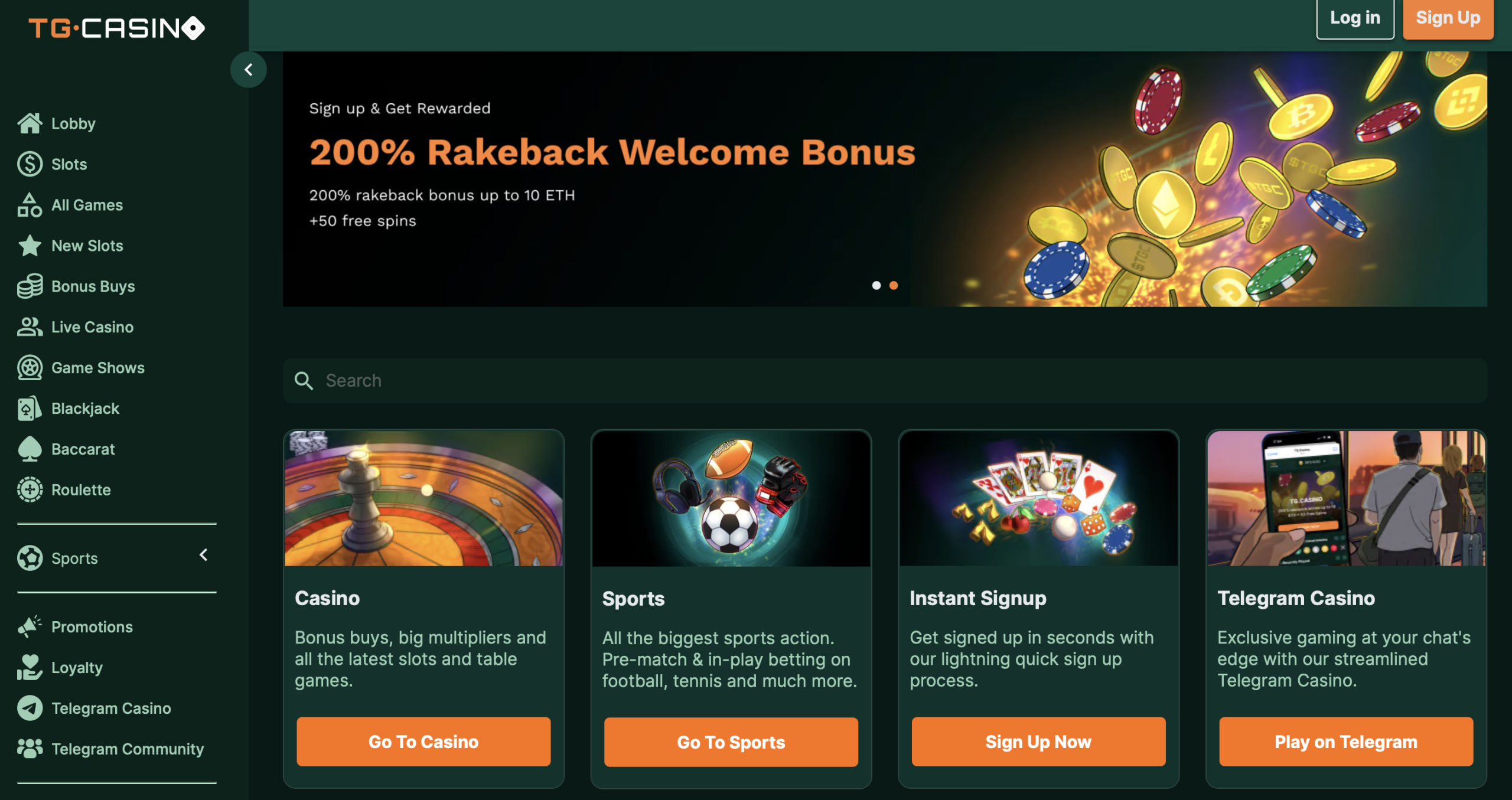 TG Casino - cassino online